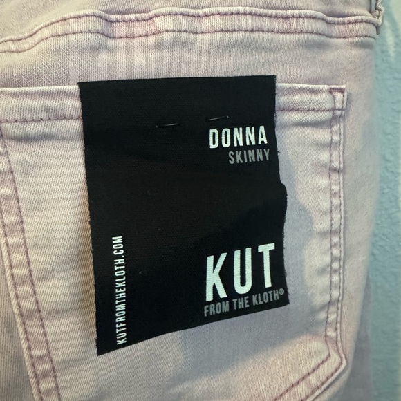 NWT Kut from the Kloth Light Pink Skinny Jeans Sz 16 - Picture 3 of 6